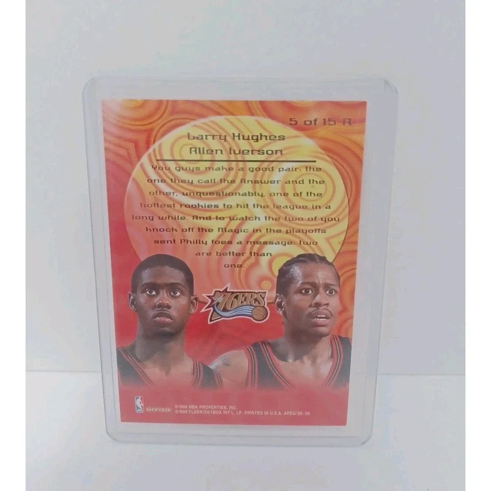 1999-00 Skybox Apex Allies Larry Hughes‎ Allen Iverson #5A